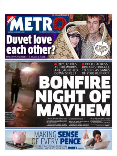 Metro – Bonfire night of Mayhem 