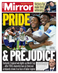 Daily Mirror – Qatar World Cup 2022: Pride & Prejudice 