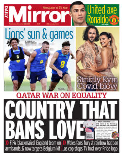 Daily Mirror – Country that bans love 