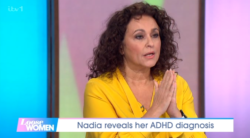 Loose Women’s Nadia Sawalha breaks down in tears over ADHD diagnosis and asks for ‘forgiveness’