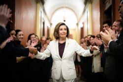 Nancy Pelosi stands down as leader of the US House Democrats