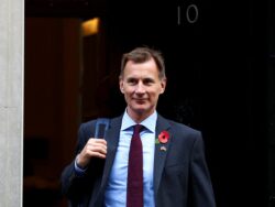 UK economy news – live: Hunt says ‘tough road ahead’ as ‘very bleak’ recession looms