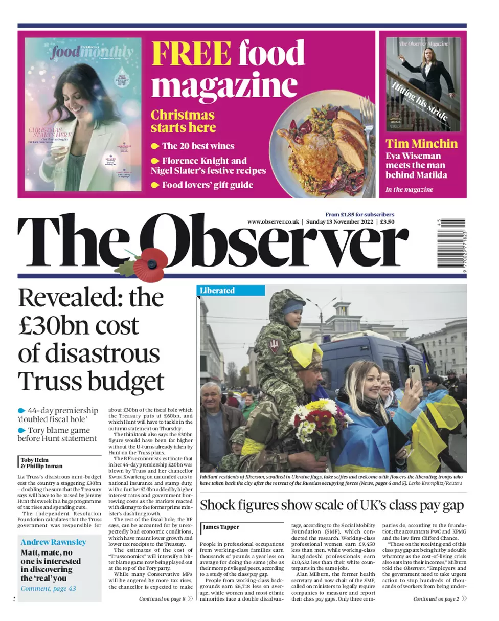 The Observer - The £30bn cost of disastrous Truss budget