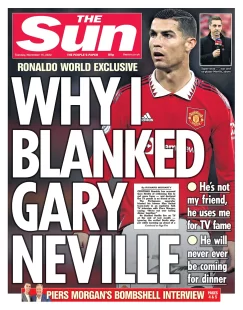 The Sun – ‘Why I blanked Gary Neville’ 