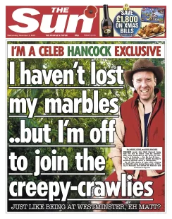 The Sun – Matt Hancock exclusive: I haven’t lost my marbles 