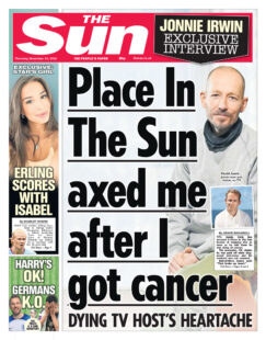 The Sun – Place in the Sun axed me after I got cancer