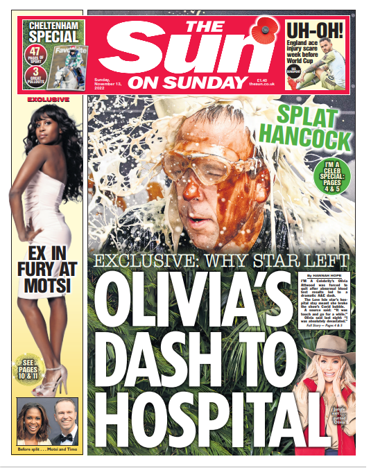 The Sun on Sunday - Olivia’s dash to hospital