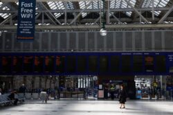 Train passengers told to check before travelling on Monday