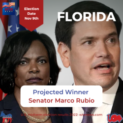 US midterms 2022: Florida – Marco Rubio defeats Val Demings