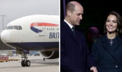 Kate and William dubbed ‘utterly delightful’ by excited BA passengers on commercial flight