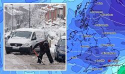 Cold weather forecast: Sub-zero Siberian blast to smash UK as snow hits this weekend – map
