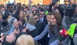 Kate sends fans into uproar as she greets well-wishers at Harvard with impromptu walkabout