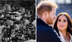 Netflix trailer photo of Harry and Meghan ‘hounded by press’ is from Harry Potter premiere