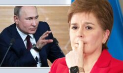 Nicola Sturgeon’s plan to break up UK would put Britain at risk from ‘belligerent’ Putin