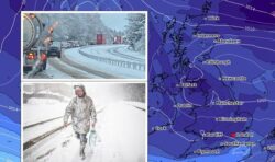 UK snow forecast: Maps show nation smothered as bone-chilling -10C Arctic blast hits