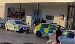 Manchester emergency sees armed police swoop in and cordon off Lidl supermarket