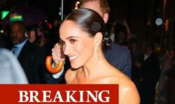 Prince Harry and Meghan Markle arrive at Ripple of Hope Award gala in New York