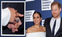 Meghan Markle wears Princess Diana’s ,000 ring to accept ‘anti-racism’ award