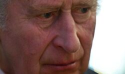 Solemn-faced Charles lets guard down behind closed doors as Harry’s Netflix claims sink in