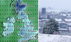 Met Office snow and ice warnings as UK to be gripped by brutal sub-zero freeze for days