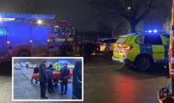 ‘Serious incident’ as people left fighting for life after falling through frozen lake