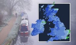 UK weather forecast: Britain to be crippled by snow as -12C big freeze to last ALL week