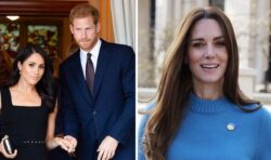 Harry and Meghan to ‘steal limelight’ on Kate’s special day as Firm rolls out ‘big guns’