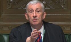 ‘Totally unacceptable!’ Lindsay Hoyle erupts at Tory MP for breaking Commons rules