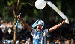 Argentines cry ‘don’t forget Falklands’ as they mock ‘f*****g English’ after Croatia win