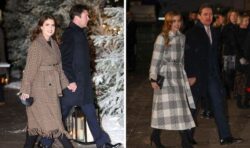 Princess Beatrice and sister Eugenie at royal carols hours after Netflix documentary