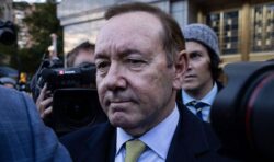 Kevin Spacey in court today facing 12 sexual assault charges after 7 new charges