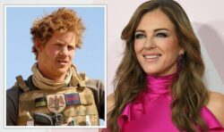 Liz Hurley denies claim she was ‘beautiful older woman’ who took Prince Harry’s virginity