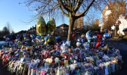 Crowds gather at vigil to four boys who died after falling into frozen Solihull lake