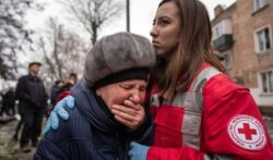 Body of toddler is pulled from rubble after merciless Putin rains missiles on Ukraine