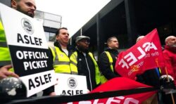 More strike misery hits commuters as train drivers join New Year industrial action
