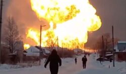 Russia rocked by monster explosion as devastating fireball erupts from gas pipeline