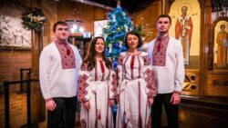 Ukrainian choir sing Christmas carols for their homeland at London cathedral