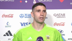 Lionel Messi injury update provided by Emiliano Martinez