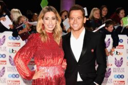 Stacey Solomon jokes about being pregnant during wedding to Joe Swash: ‘You could have let us know’