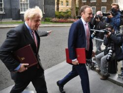 ‘Confidant’ Boris Johnson ‘filmed Matt Hancock’s resignation speech on mobile phone’