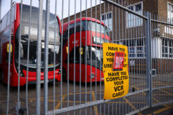 When is the next London bus strike and which routes are affected?