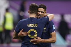 No Olivier Giroud or Raphael Varane in France XI in last training session before World Cup final