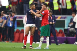 Kylian Mbappe sends class message to Achraf Hakimi after France beat Morocco