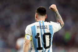 How many goals has Lionel Messi scored at the World Cup 2022?