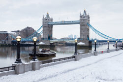 When was the last white Christmas in London?
