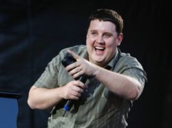 Surprise proposal at Peter Kay gig with comedian helping couple get engaged on stage