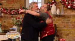 Hairy Bikers’ Dave Myers ‘over the moon he’s still breathing’ after cancer diagnosis as he shares sweet hug with Si King