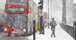 London to get nearly four inches of snow within next few days