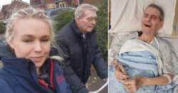 Woman had to strap grandad, 89, to plank of wood and drive him to hospital after fall