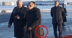 Putin brings ‘body armour briefcase’ to crunch talks with Belarusian president